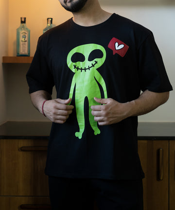 Green Alien Oversized T-shirt - Limited Edition